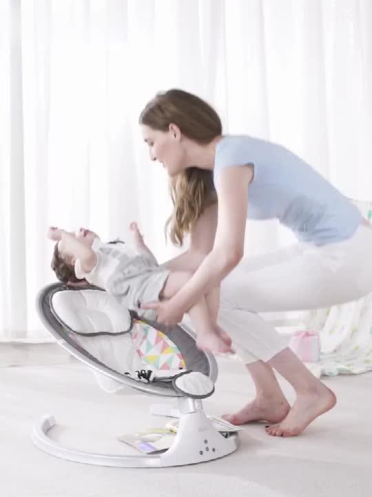 2018 New Remote Control Baby Electric Bouncer With Blue Tooth /usb