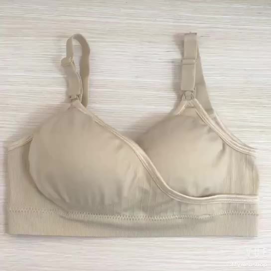 Wholesale Maternity Nursing Bra Breastfeeding Mother Bra Front Open