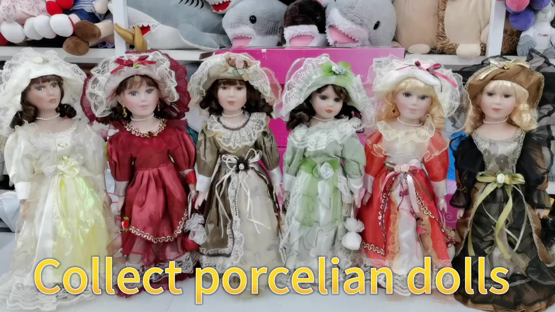 Wholesale Cute Porcelain Dolls Made in China Mixed Designs