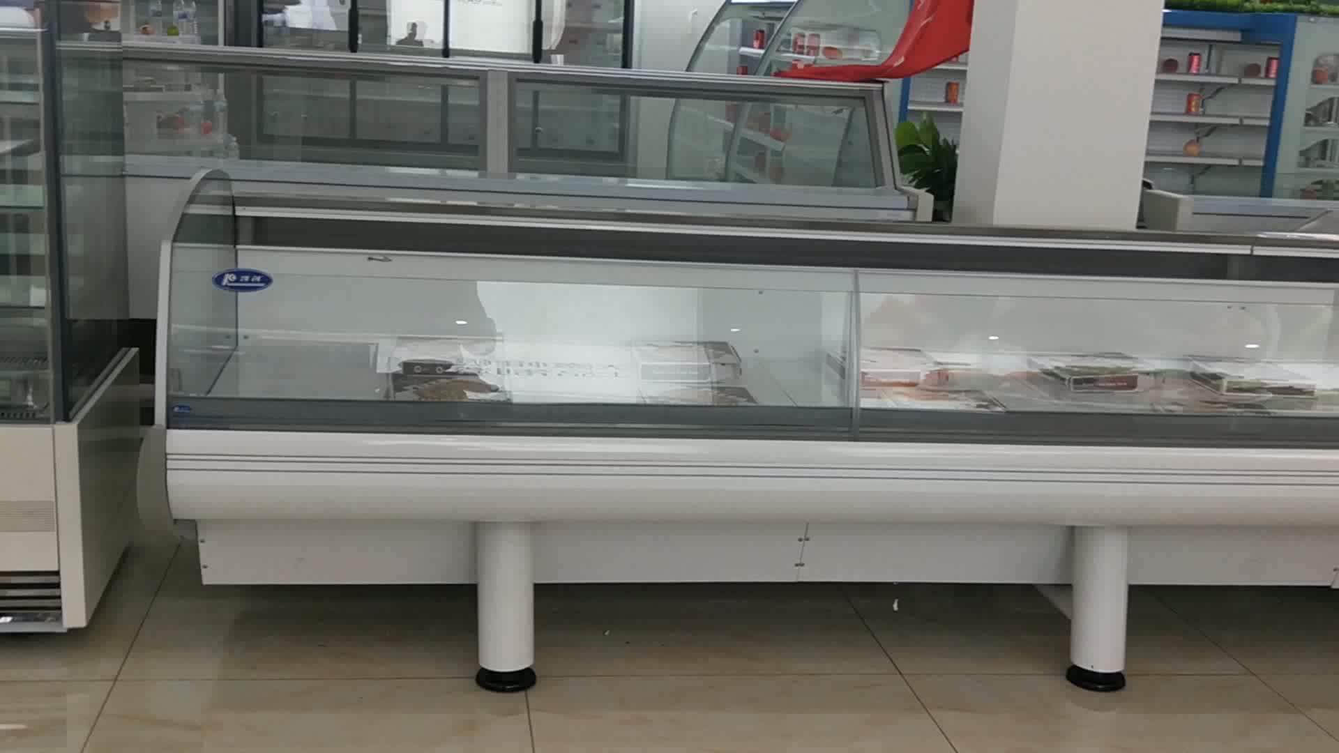 Commercial Meat Showcase Cooked Food Display Refrigerator Flower Cooler