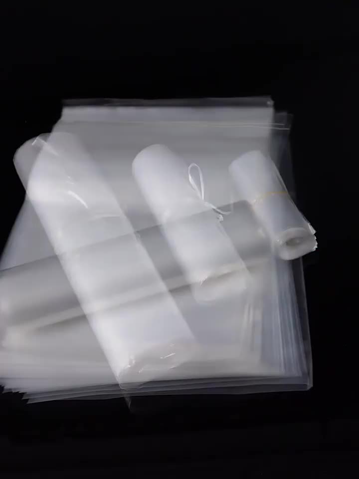 PE bag transparent 45*65 clothing self-adhesive bag large cotton coat packaging bag Plastic storage bag custom