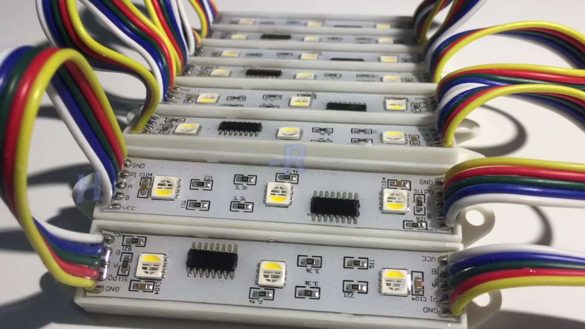 High Quality Dmx Control Rgbw Full Color Smd5050 Dc12v Pixel Led Module ...