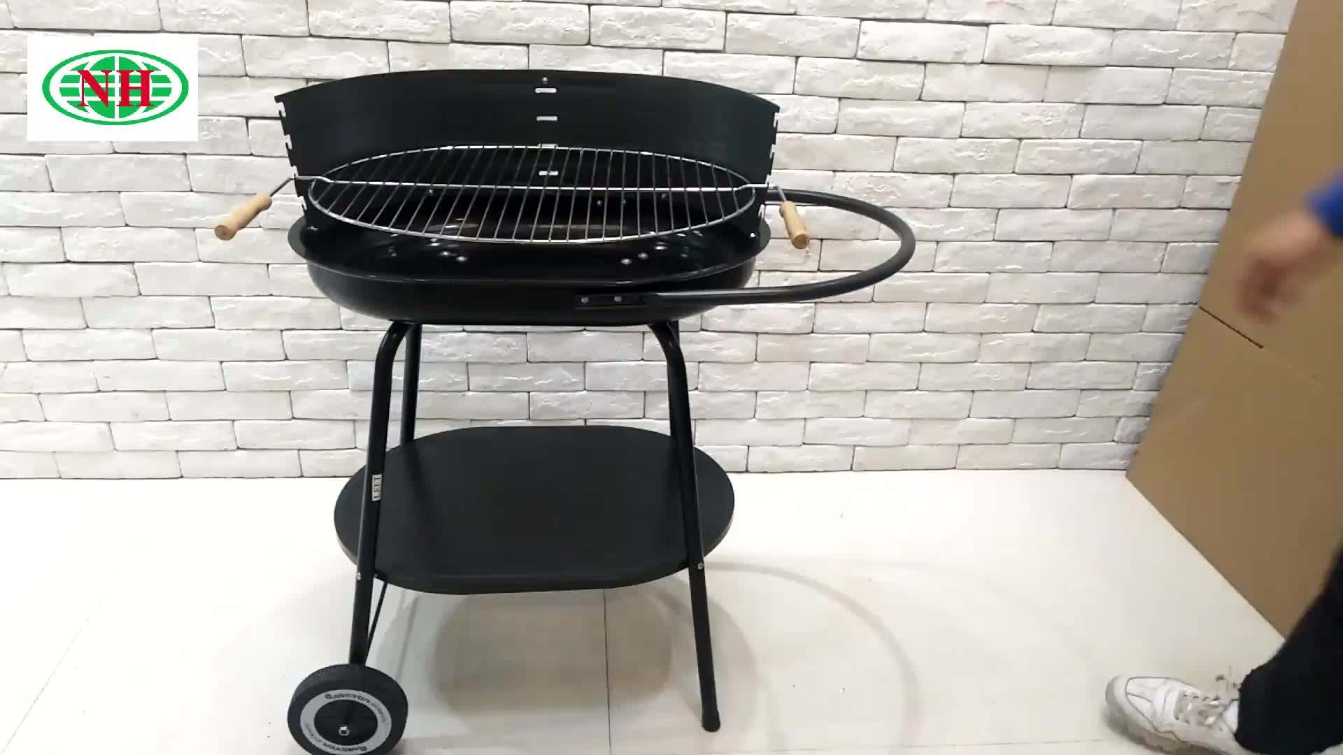 Trolley Heavy Duty Charcoal Bbq Grill,Barbecue Buy Barbecue,Bbq Grill