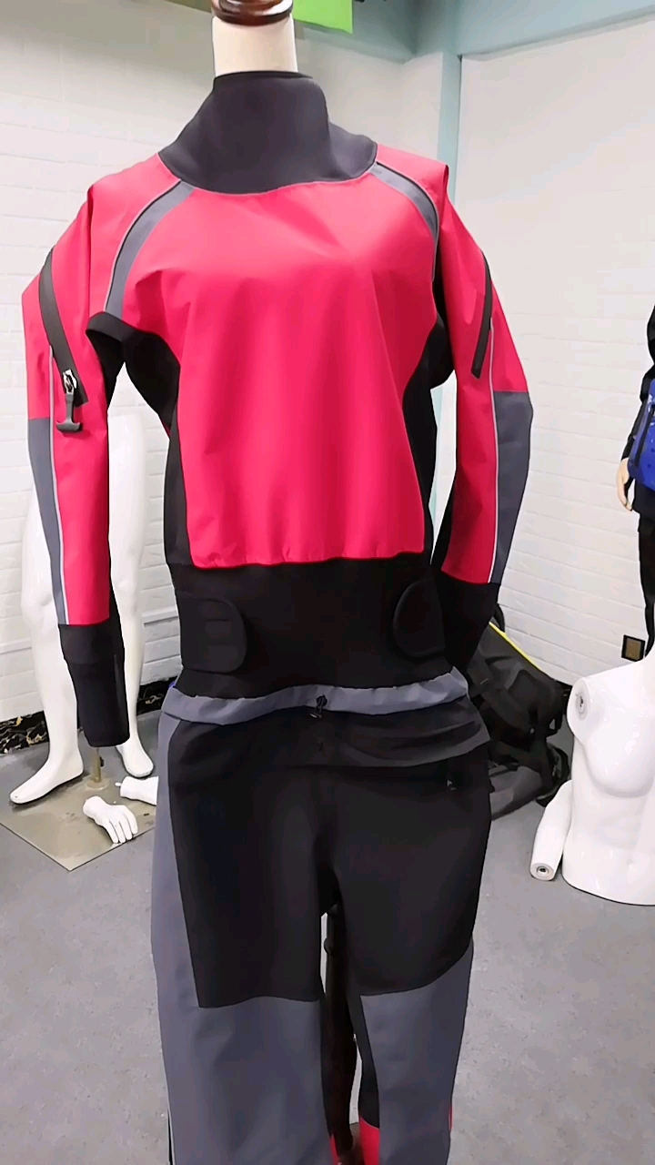 Wholesale Women 3 Layer Breathable Fabric Front Zip Dry Suit Kayak