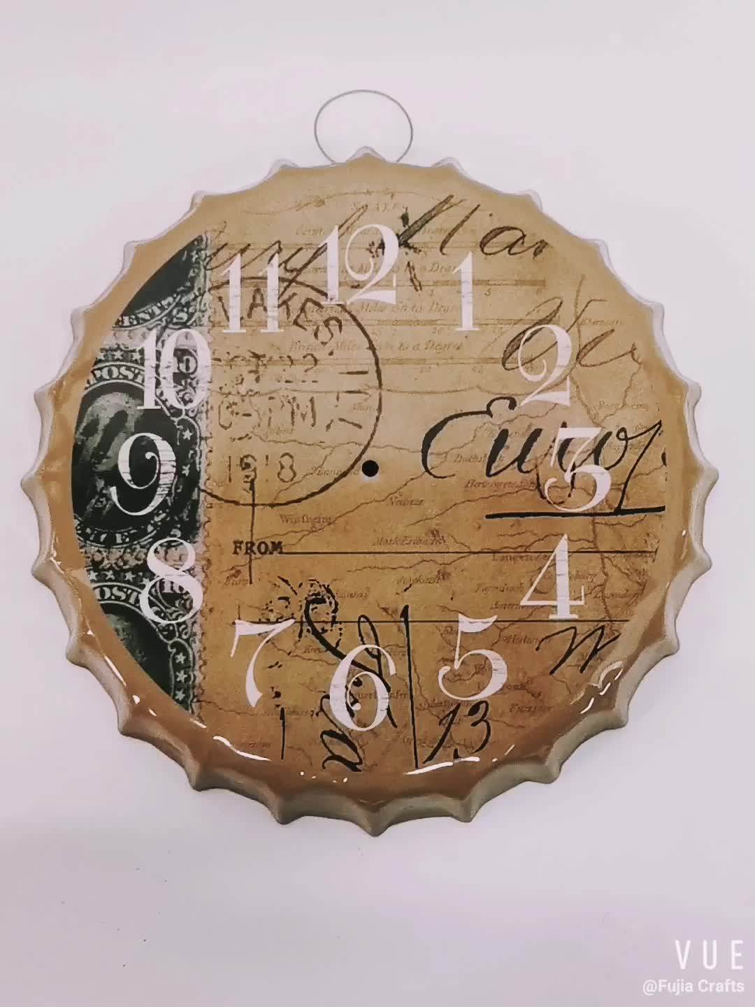 Customized Beer Bottle Cap Metal Tin Sign For Wall Decor Decoration