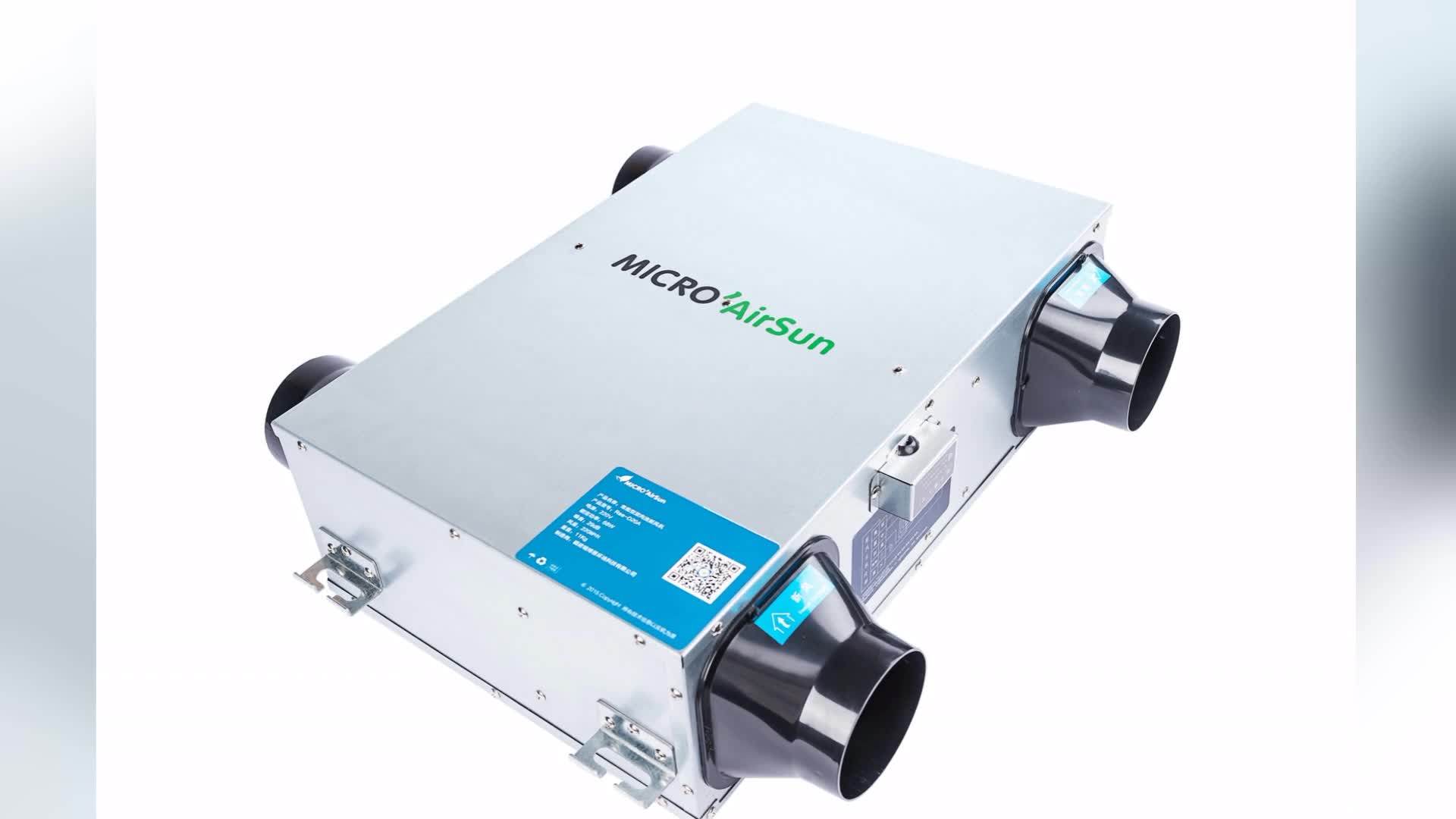 Bidirectional Fresh Air Ventilation System For Ceiling Installation