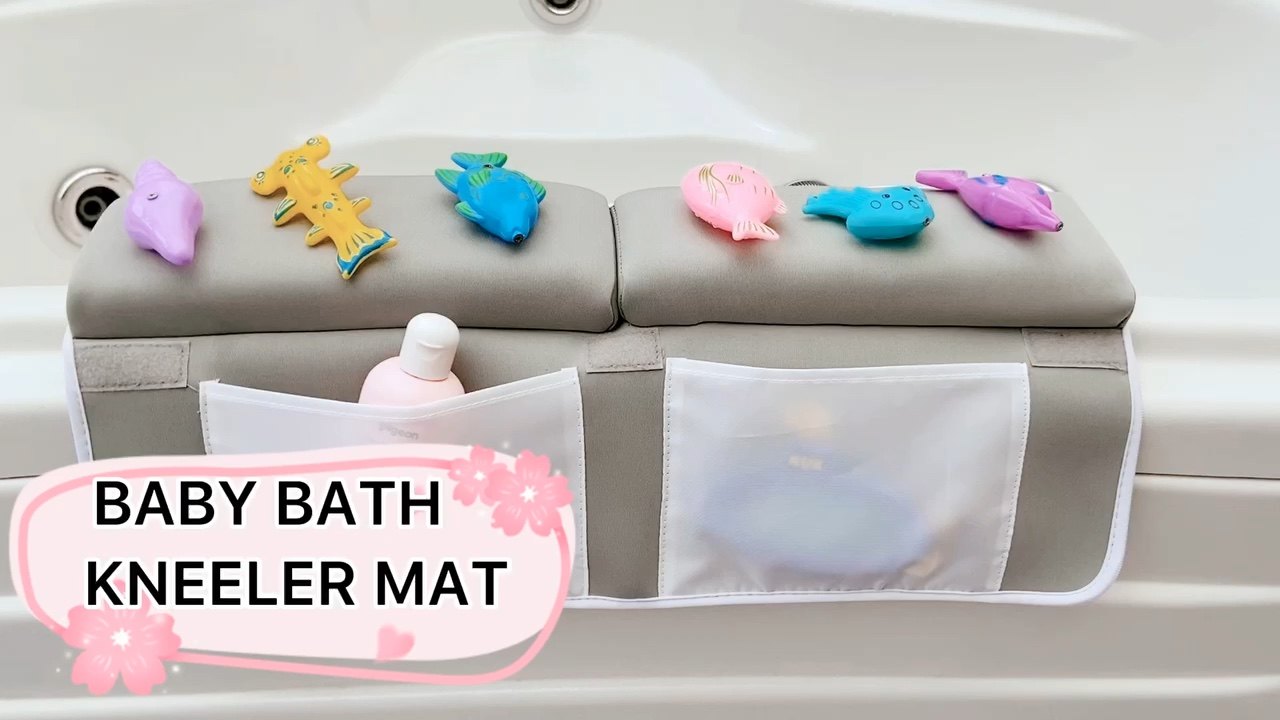 Comfortable Baby Bath Kneeler And Elbow Rest Pad Set Buy Waterproof