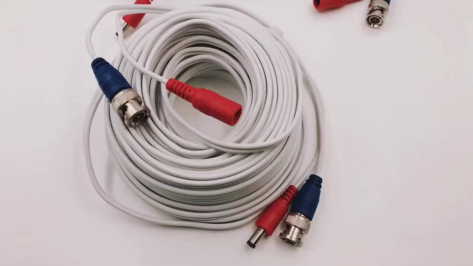 4k/8mp Premium Cctv Camera Cable Bnc Video Dc Power Extension Cable 20m For Cctv System Buy 4k