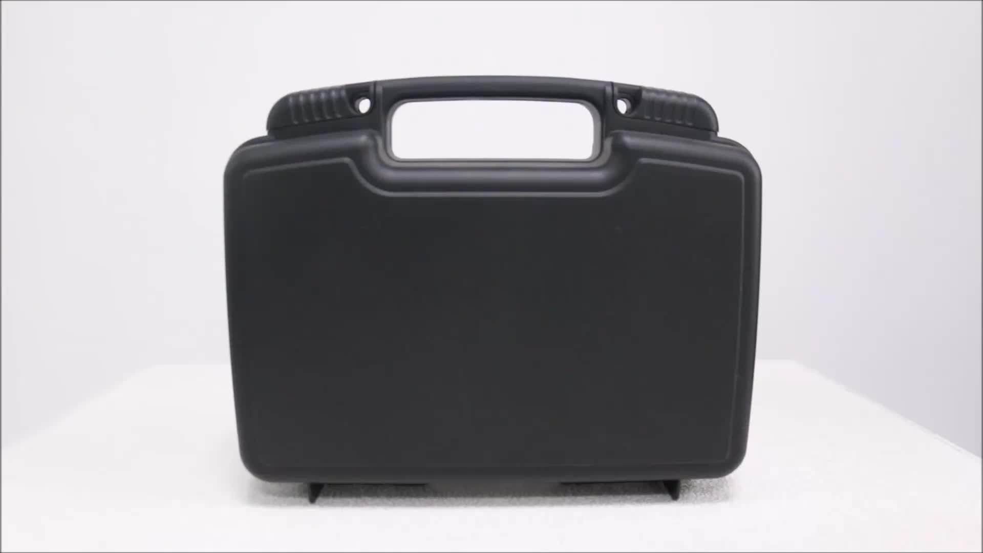 Heavy Duty Hard Injection Molded Plastic Tool Carry Instrument Packing Case With Custom Sponge