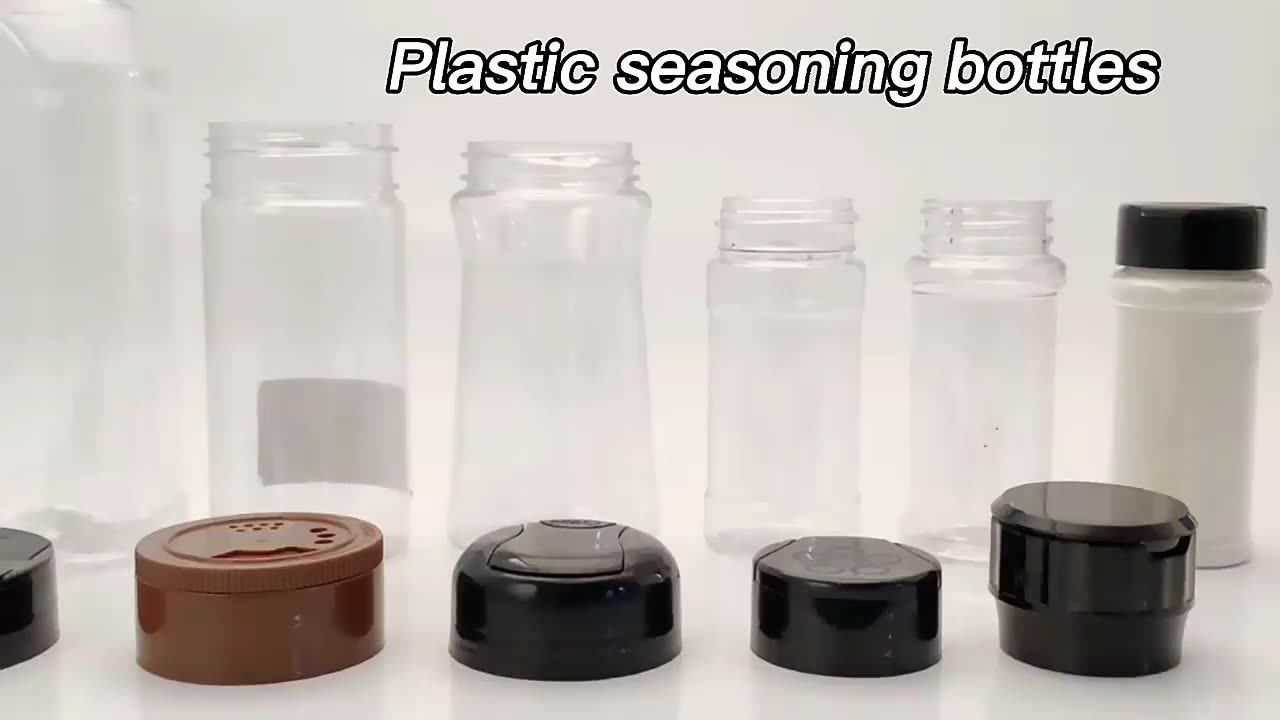 New Arrival Seasoning Bottle Plastic Transparent Pepper Seasoning