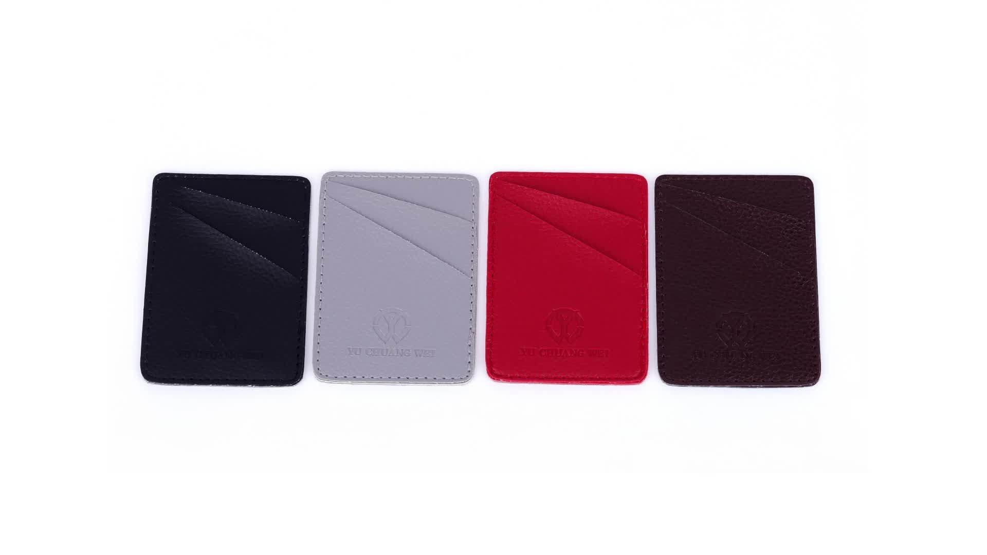 Mobile Phone Back Leather Card Holder Sticker On Wallet Cellphone Buy