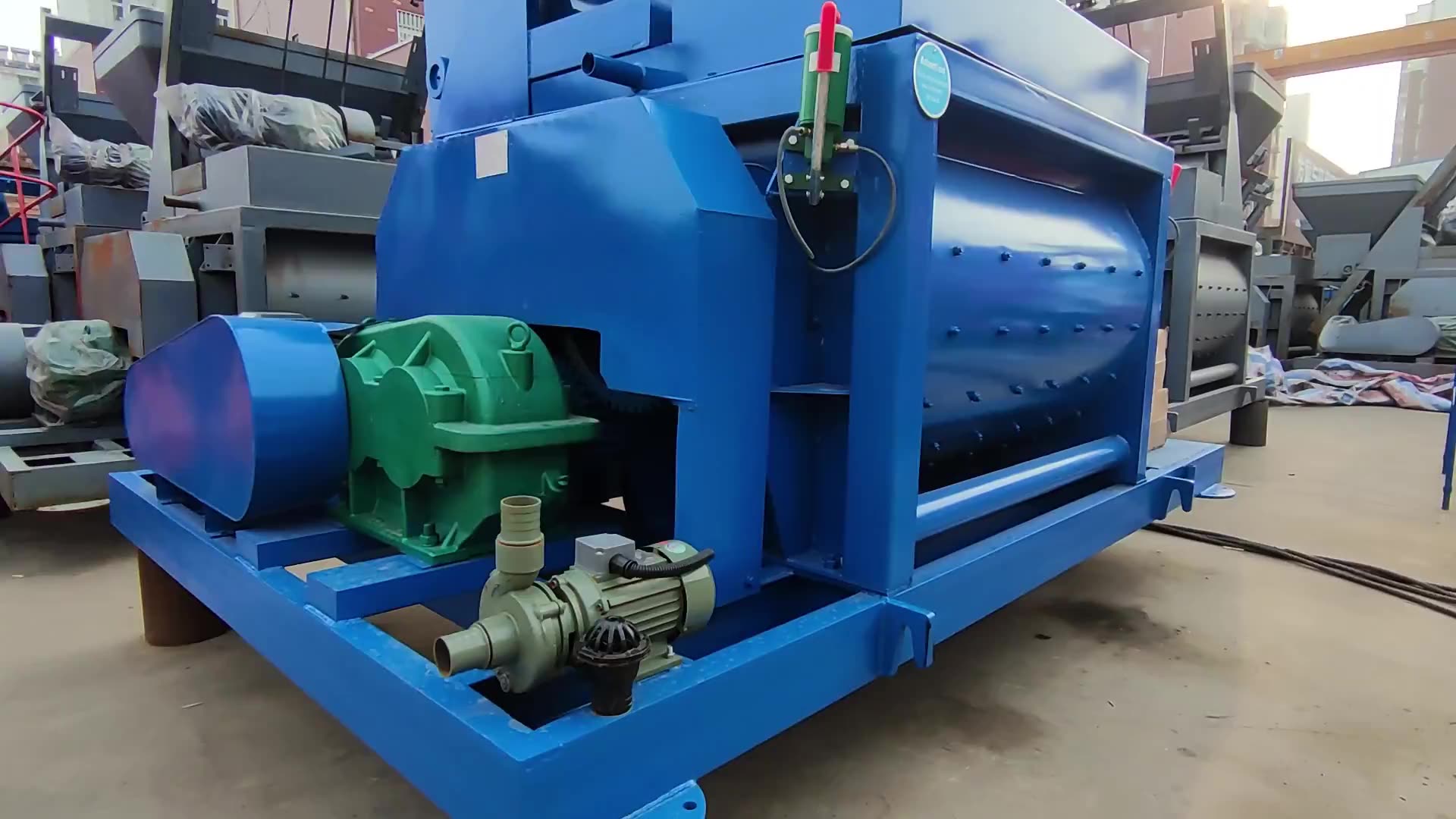 Js500 Electric Hydraulic Bucket Hopper 500l Twin Shaft Cheap Automatic