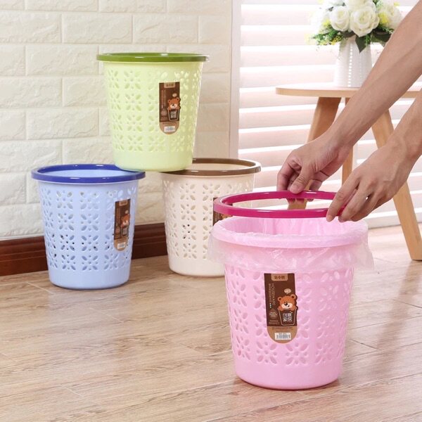 Home Creative Wastepaper Office Dining Room Hotel Hotel Size Cylinder Type Convenience Trash Can Containing Barrel Paper Barrel