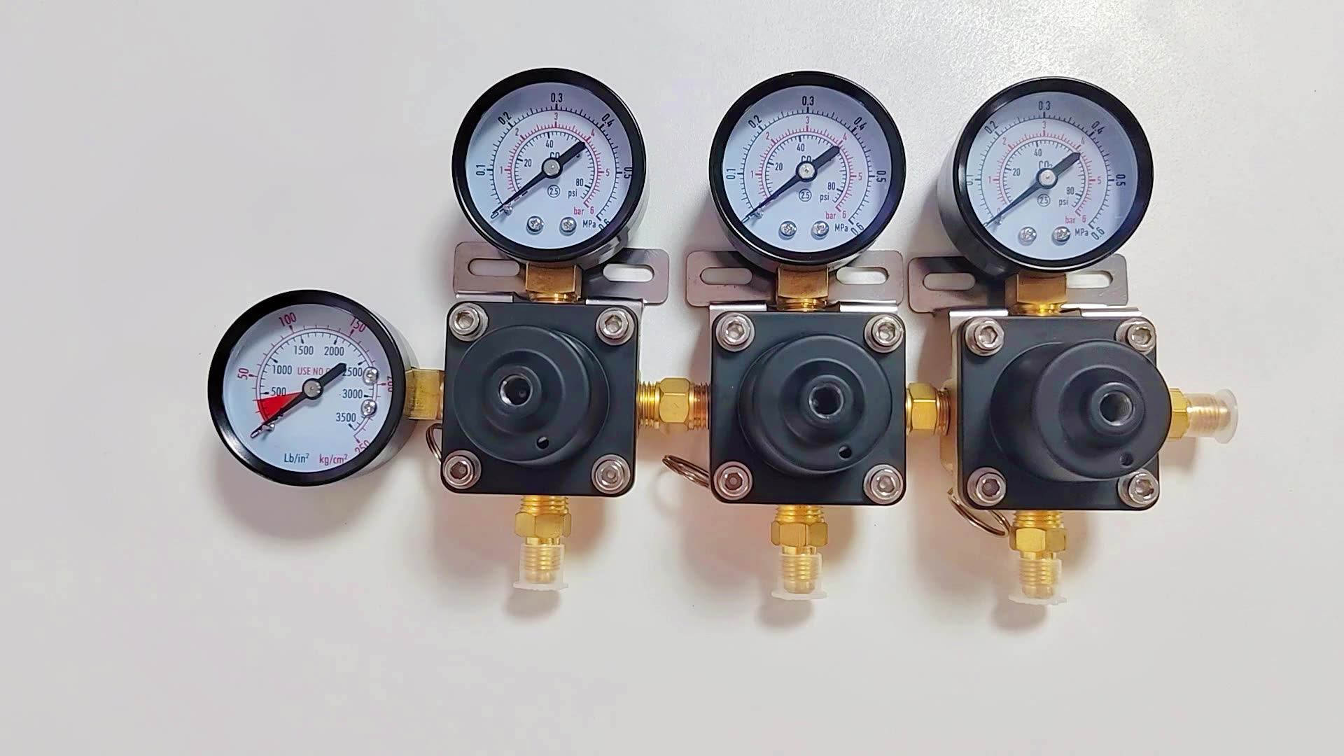 Pressure Gauge For Co2 Cylinder Regulator Beverage Dispenser Soda