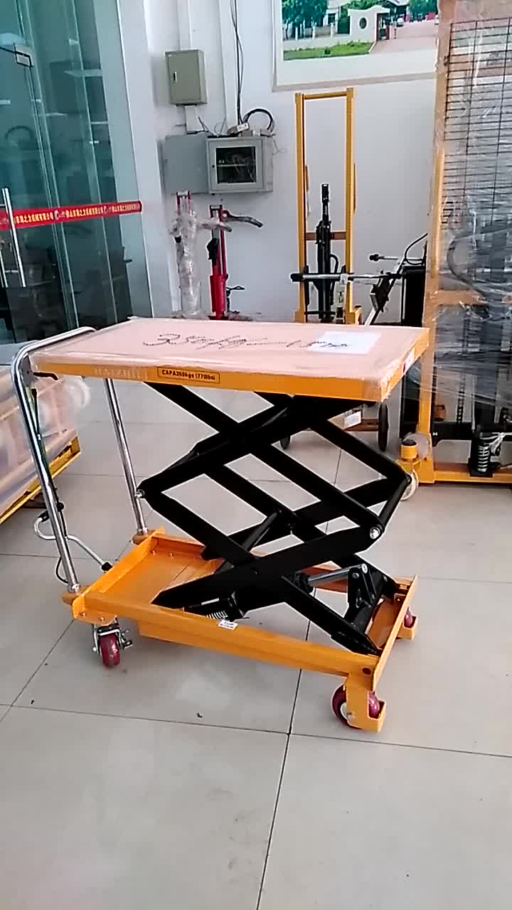 Hot Deal 150kg Hydraulic Double Scissor Lift Table For Factory Super