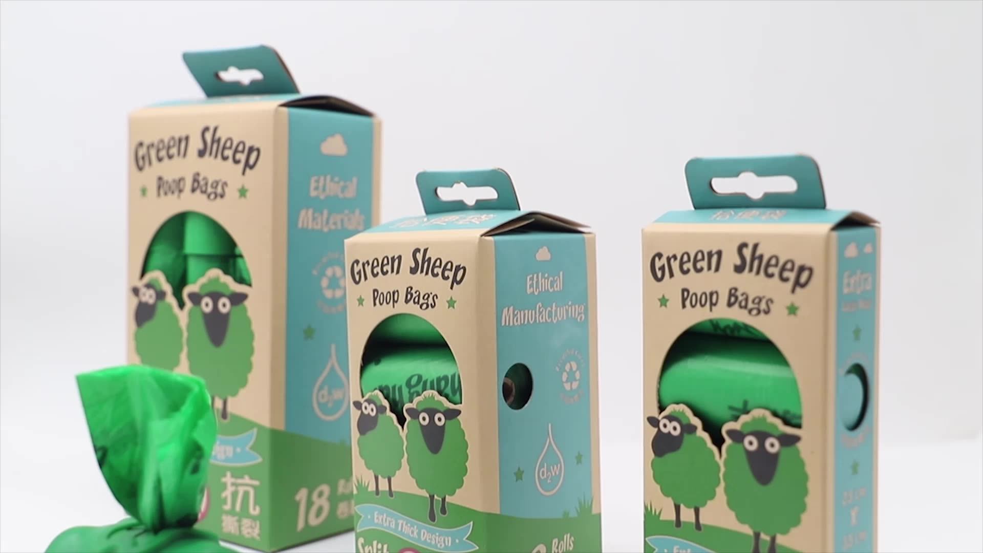 En13432 Oem Earth Eco Friendly Leakproof Biodegradable Pet Dog Waste