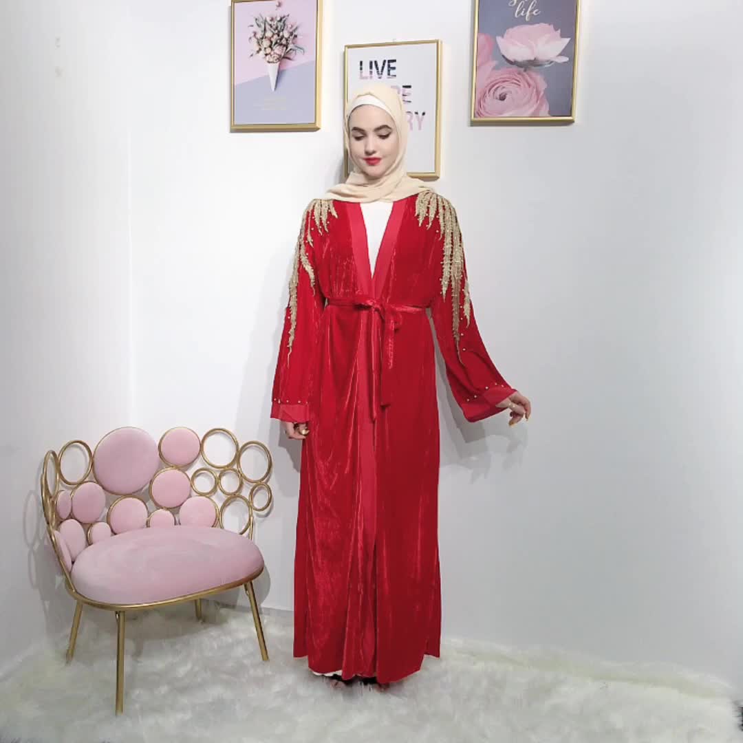Velvet abaya dubai Clearance