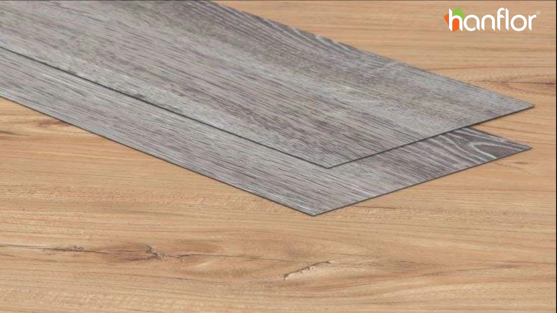 Hif1716 7x48inch 2.5/0.2mm Lvt Dry Back Floor Pvc Glue Down Vinyl Plank
