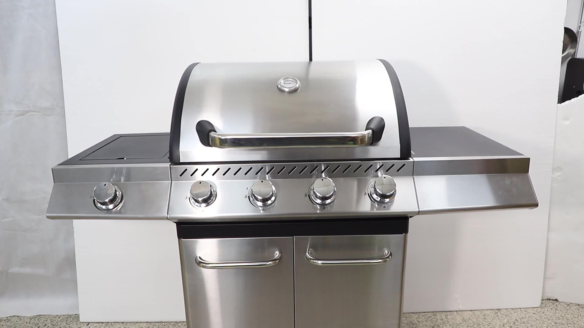 Factory Direct Sell Vertical Bbq Gas Grill Barbecue Professional Buy