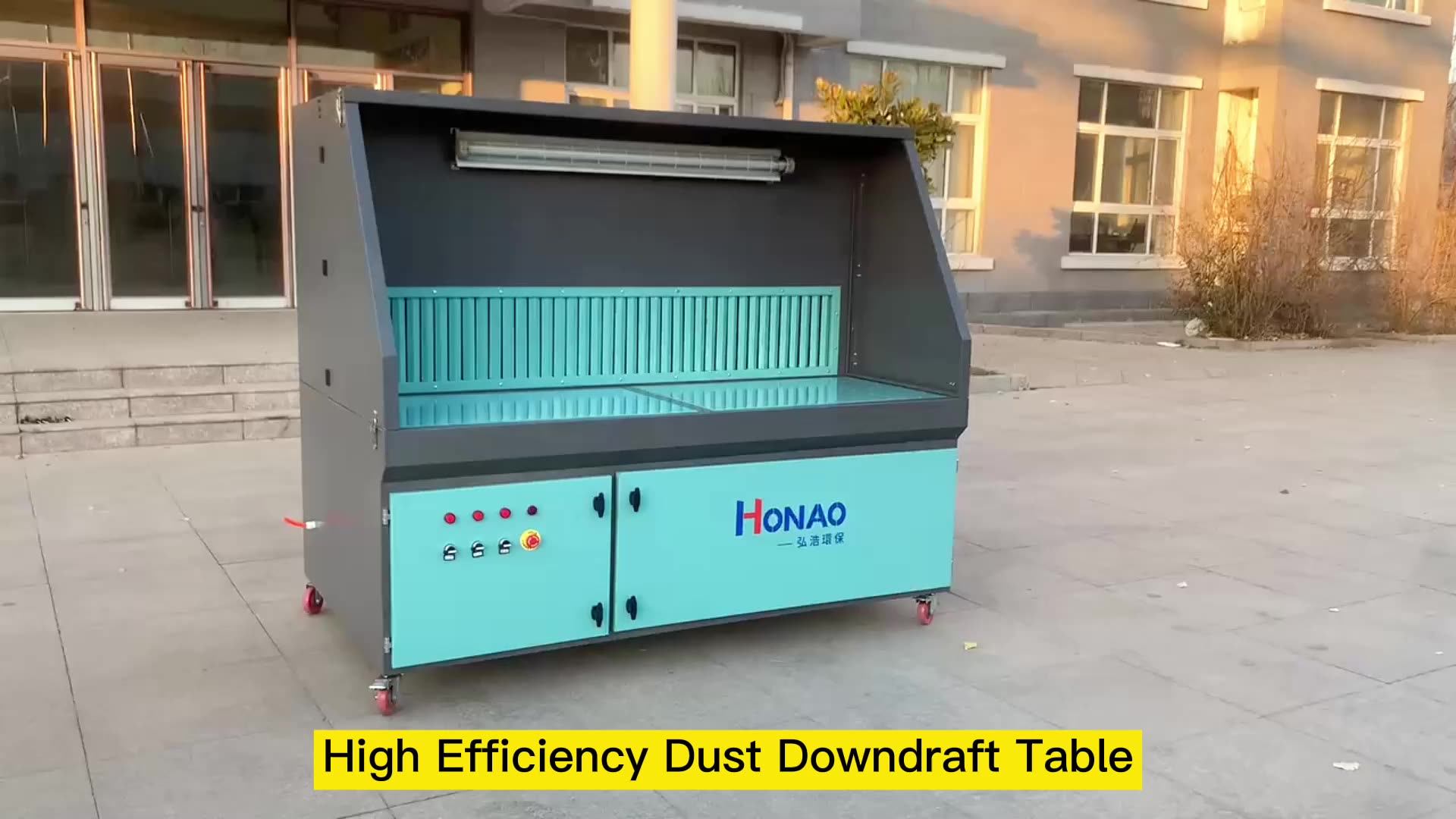 Sandblasting Downdraft Table With Ce Certification Metal Cleaning