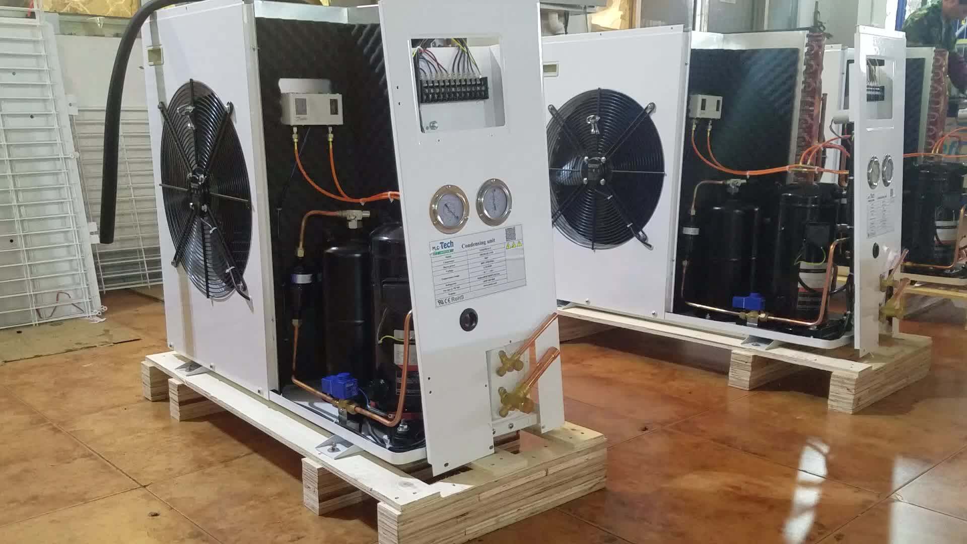 4hp Low Temperature Copeland Scroll Compressor Chiller Condensing Unit