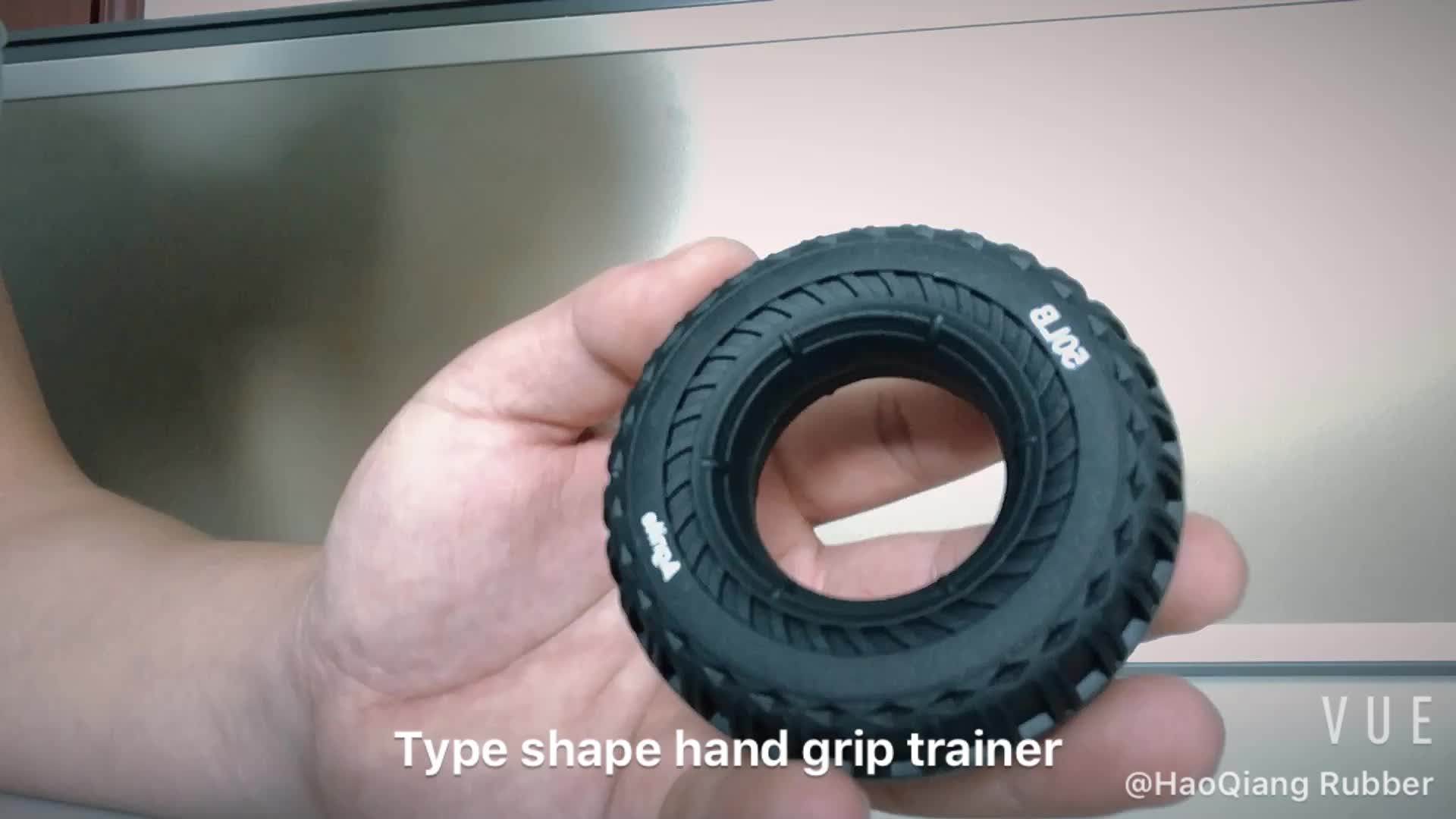 Tire Shape Patented Gym Fitness Finger Resistance Trainer Silicone Hand