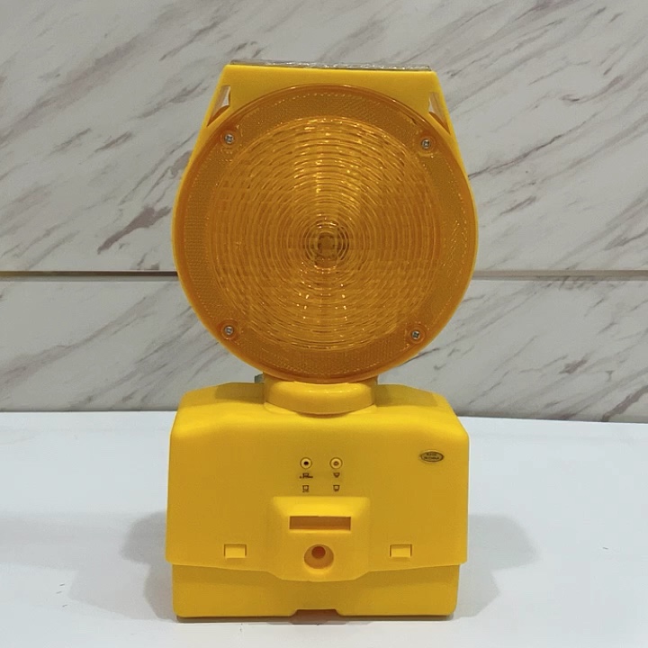 Road Construction Safety Solar Powered Yellow Led Flashing Traffic