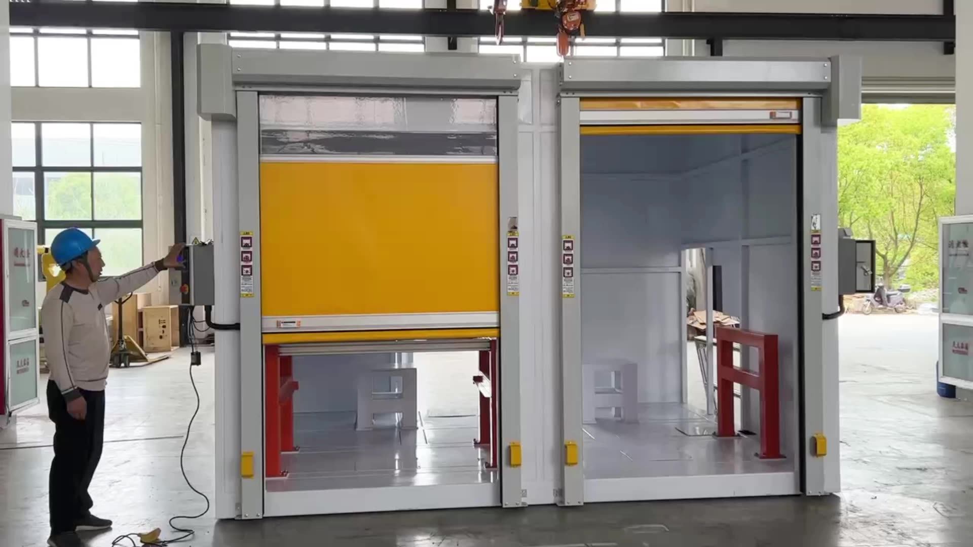 Selfhealing High Speed Roller Shutter Door Soft Pvc Curtain High Speed