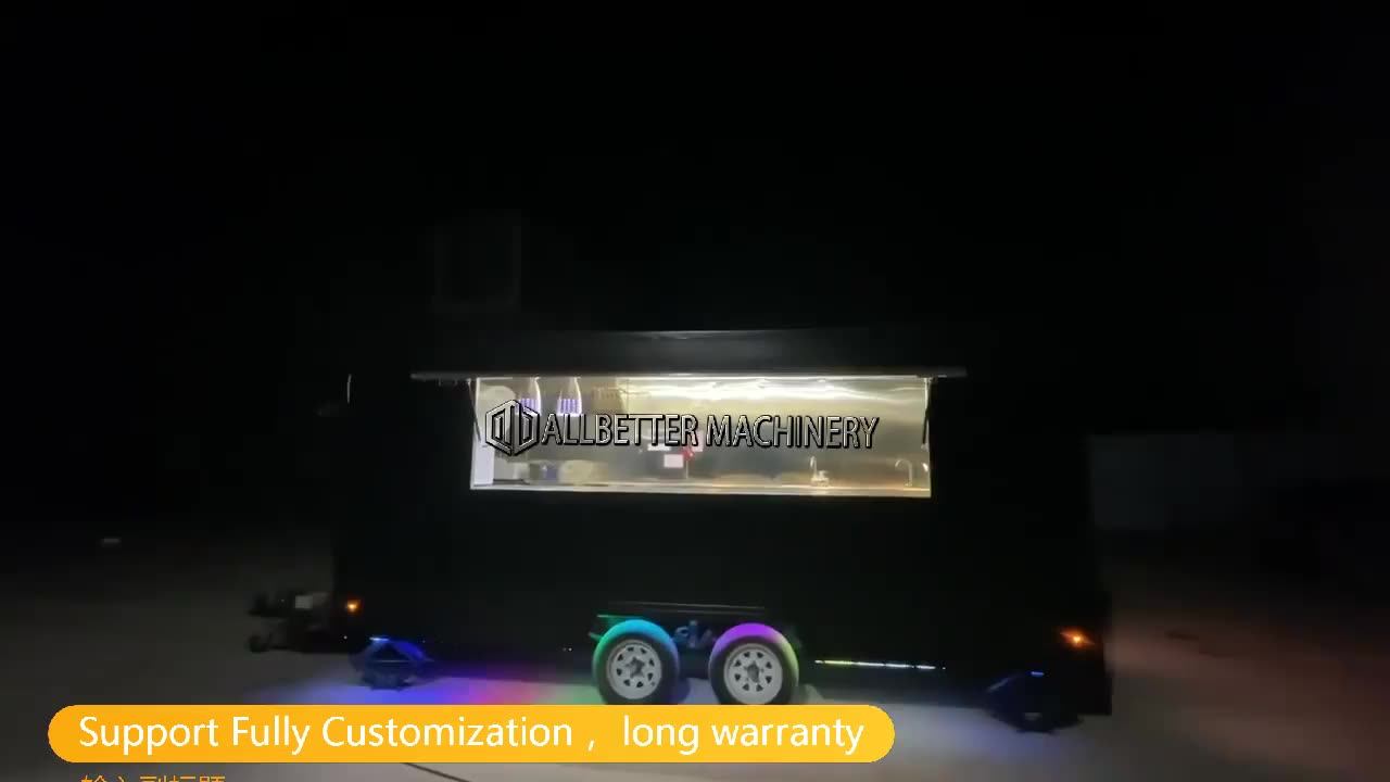 New Food Cart Cheap Mobile Food Truck Model Mobile Concession Trailer