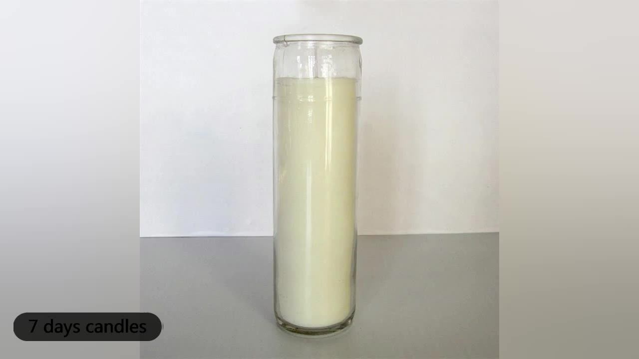 Wholesale Virgin Natural Wax Domination Vision Candle 7 Day Glass Spiritual Candle 8" Tall Buy