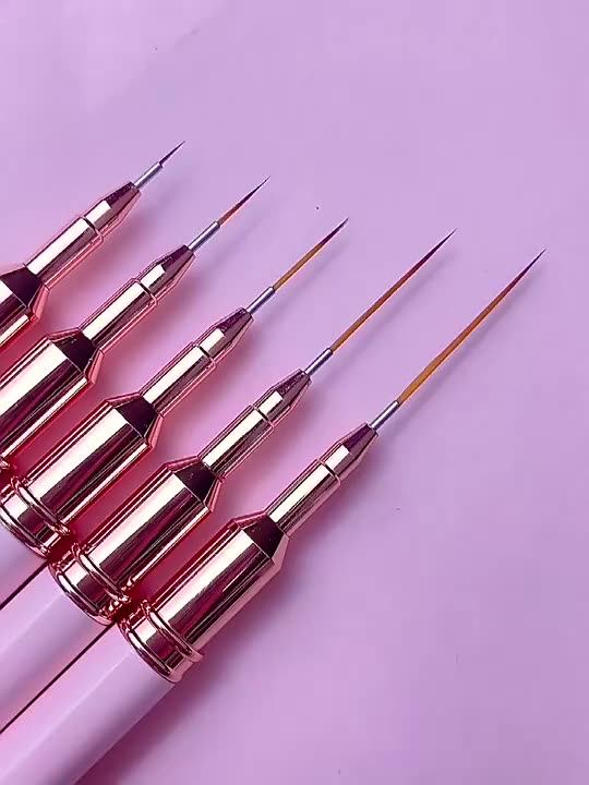 Nail Art Brushes 7mm20mm Liner Brush Custom Logo Wholesale Liner Nail