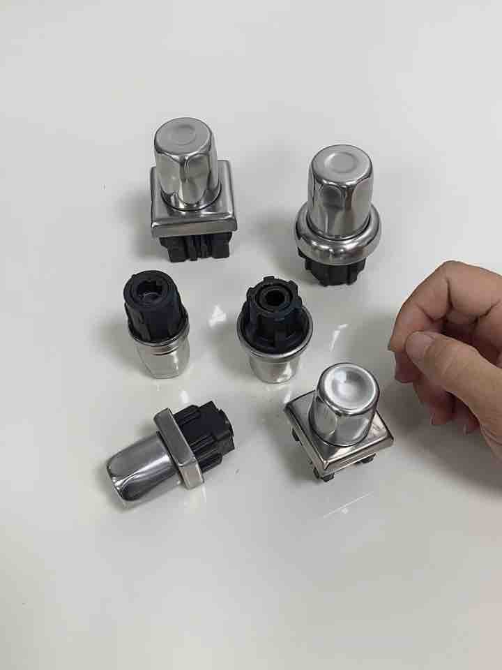 Stainless steel bullet foot Baotou shelf workbench Gravity adjustable flat star basin platform equipment 38 square semi-steel adjustment foot