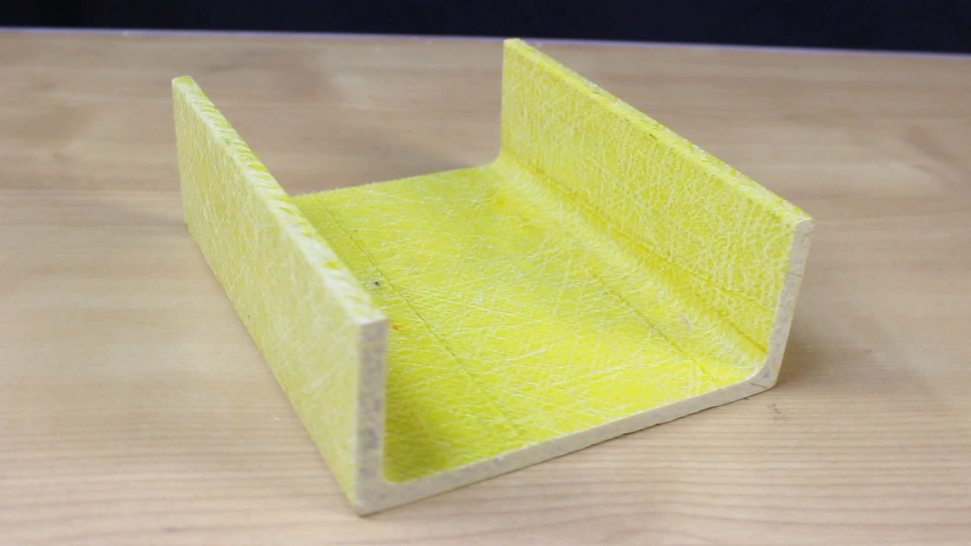 Beam Drainage Bar Structural Grp Pultruded Profile Fiberglass L Z U C Shaped Frp Composite