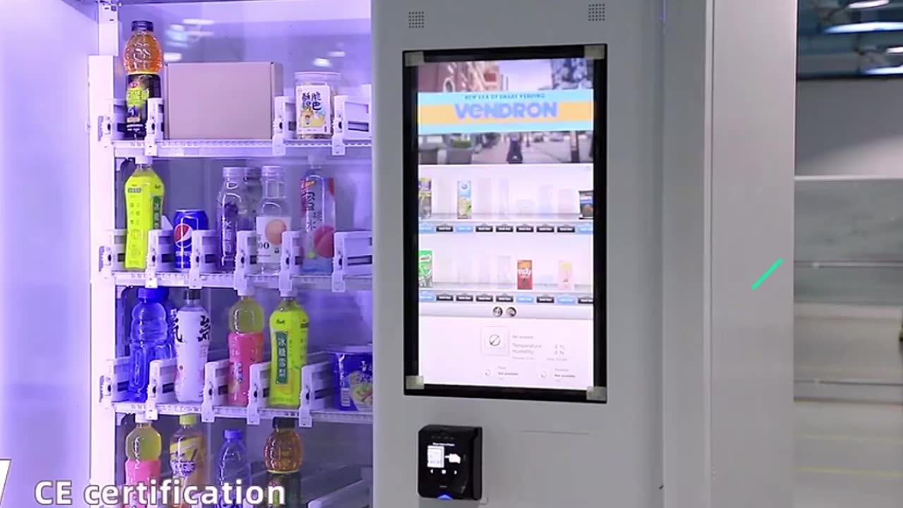 Selfservice Soda Drink Vending Machines Customized Automatic Beverage