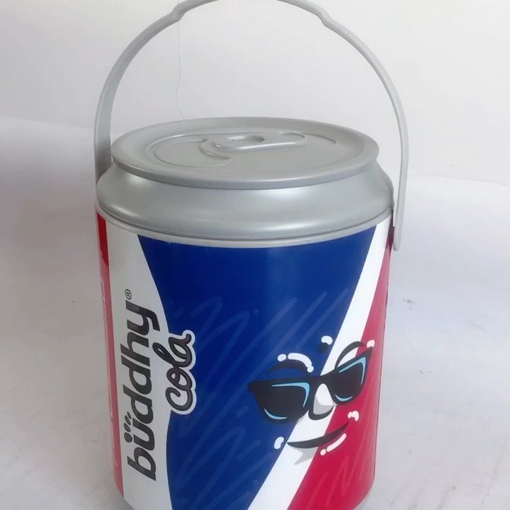 Plastic Beer Can Shaped Cooler Box Bucket Chilling Box For Ice Buckets