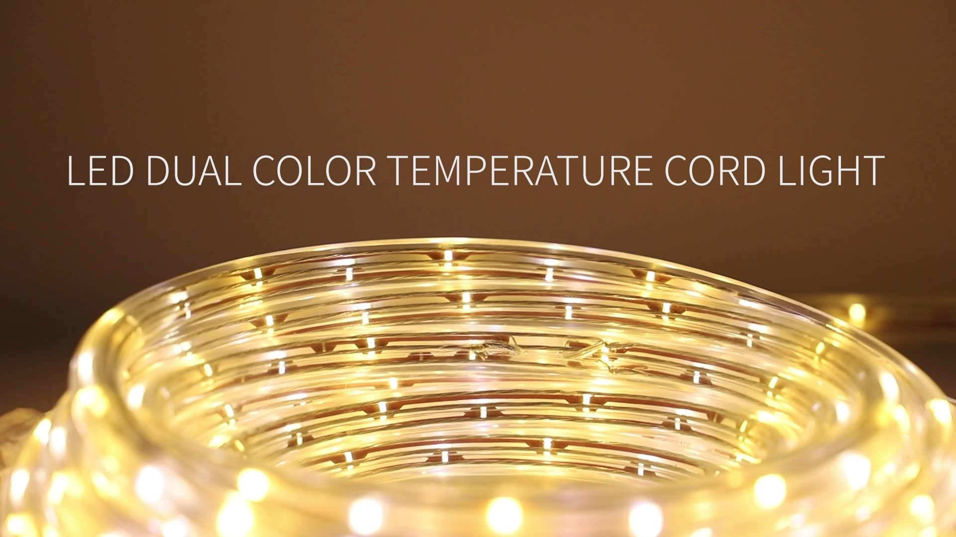 Rope Light Decoration Outdoor Porch Pathway Tree Color Change