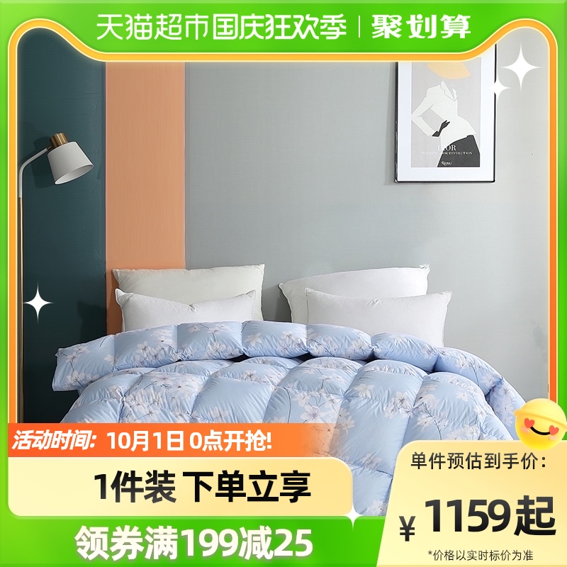 Mercury Home Textiles antibacterial 95 white goose down quilt warm winter thick quilt core double quilt four seasons quilt down quilt core