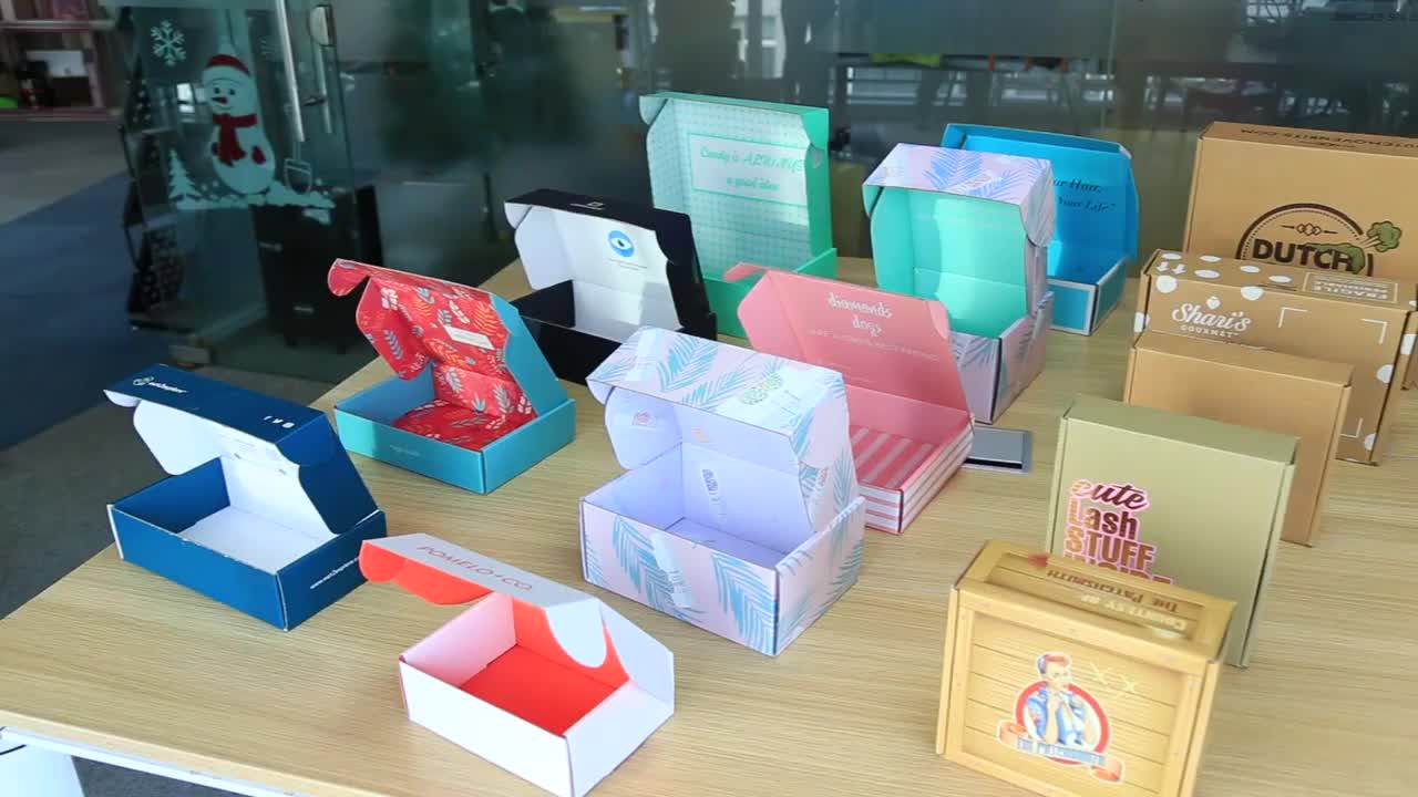 Yilucai Custom Fleece Throw Blanket Packaging Brown Kraft Corrugated