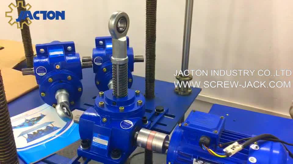 Highly Efficient And Heavy Duty Jtm750 750kn Electrical Worm Gear Screw