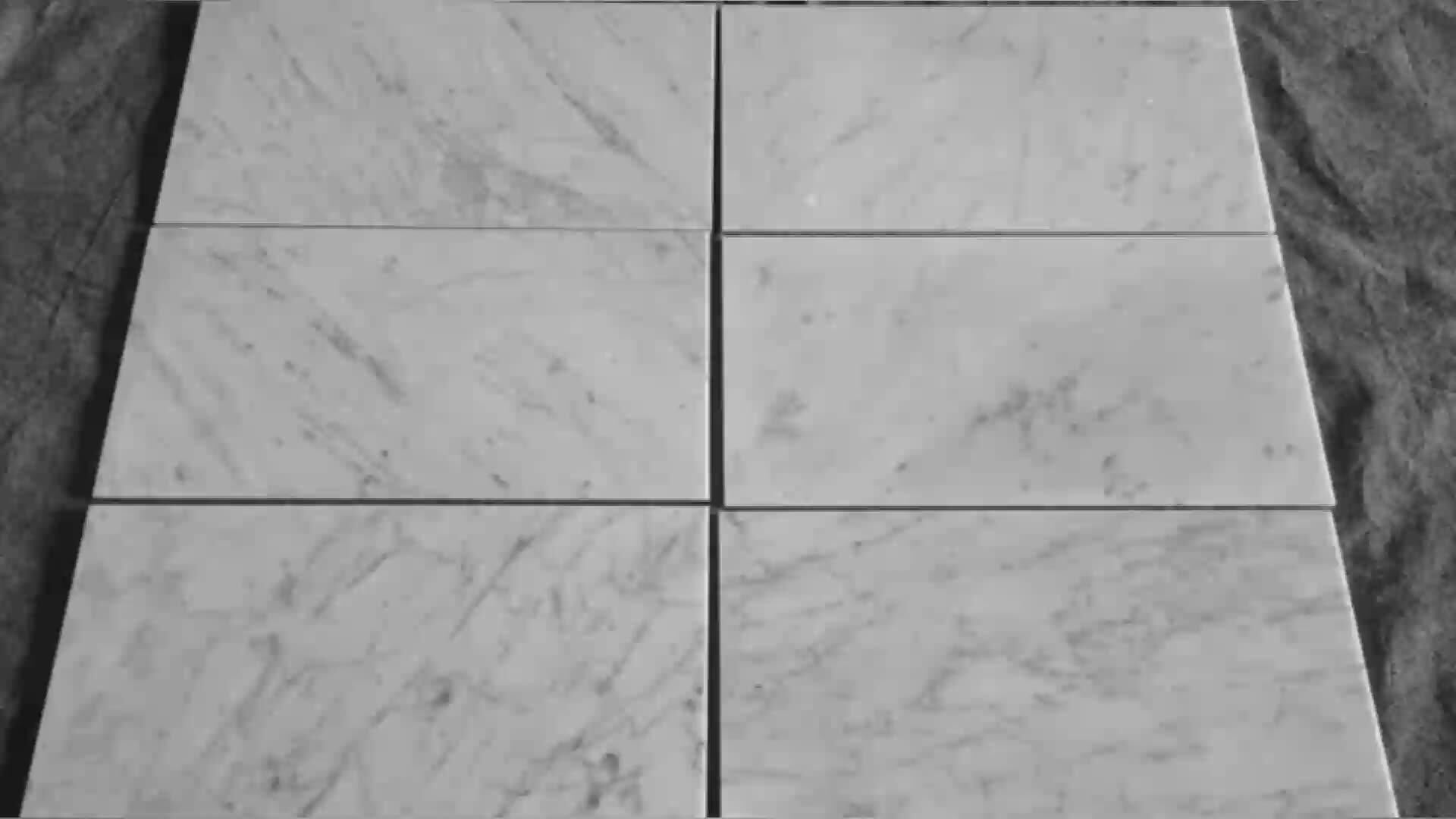 Customized Natural Italian Stone Marble Carrara,Italy Bianco White