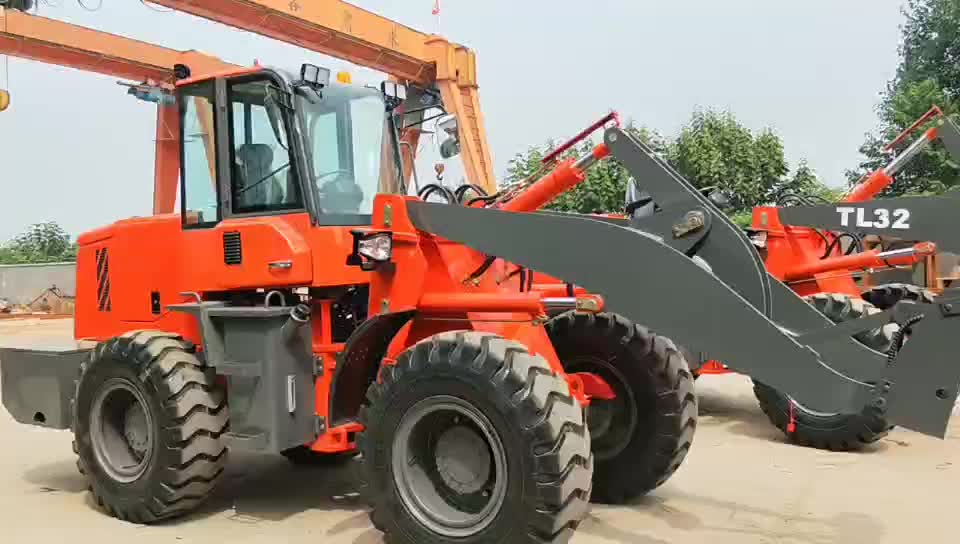 China 3.2 Ton Small Bucket Wheel Loader With Sweeper Buy Wheel Loader