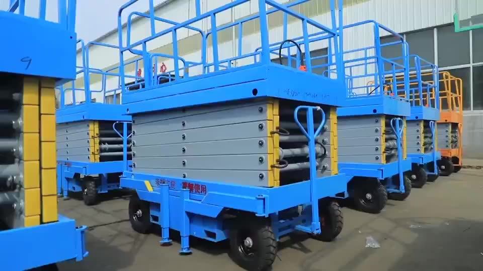 3m18m Electric Ladder Scissor Lift Platform Hydraulic Lifting For