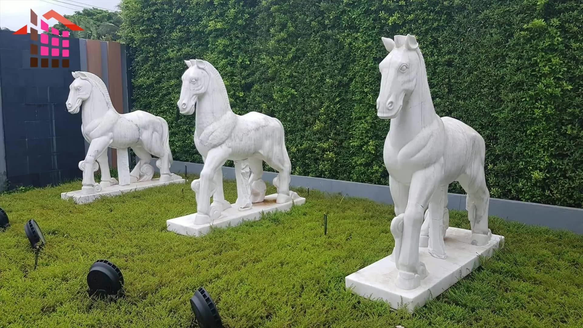 Marbre Italien Sculpture Sculpture De Jardin En Plein Air Prix Maison Animal Cheval Italien