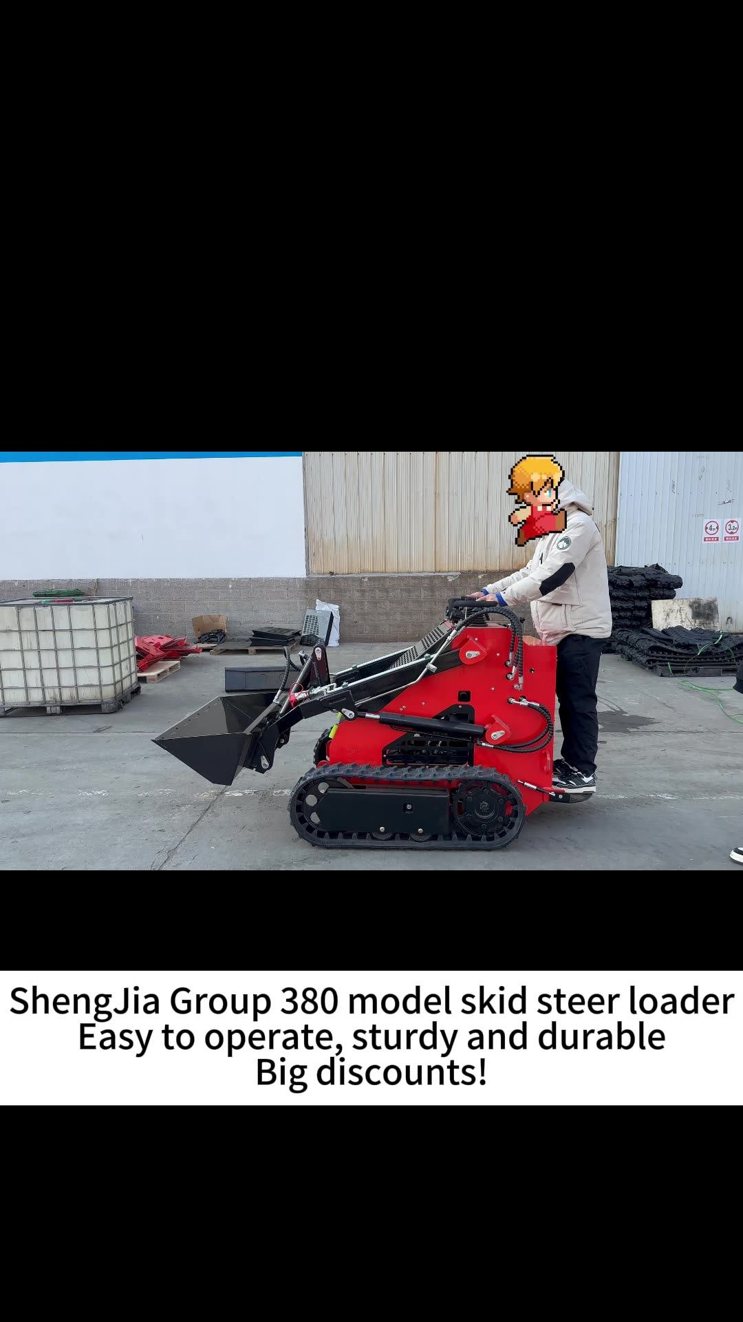 Usa 2024 Hot Cheapest Epa Euro5 Skid Steer Bucket 72 Mini Loader Stand