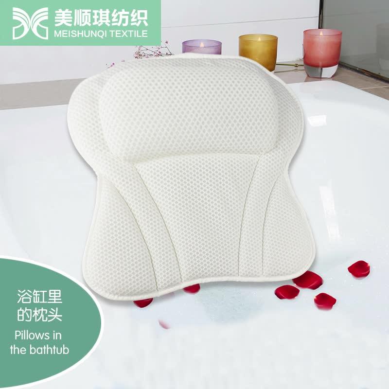 Bath Pillow 3d 4d Air Mesh Thick Bathtub Pillow Back Neck Support
