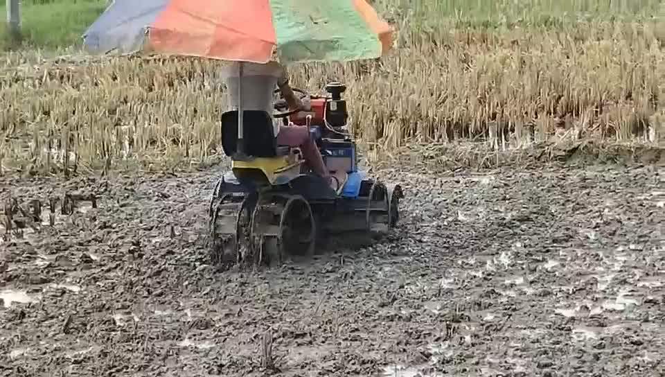 Diesel Mini Torary Tiller Cultivators Tilling Machine Rice Farming