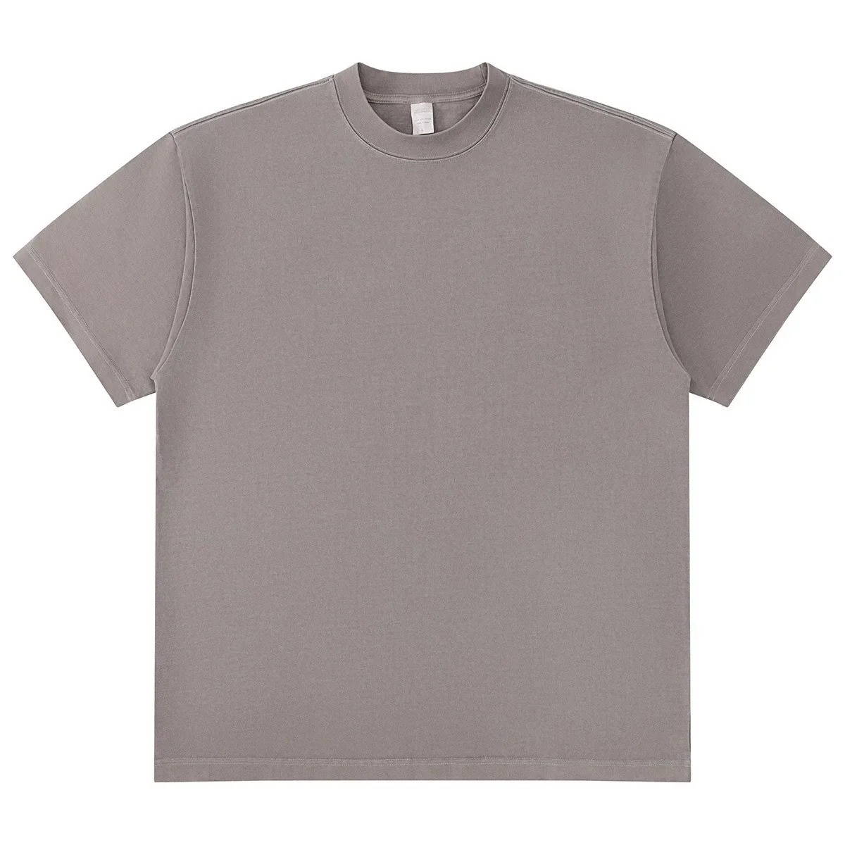 Cotton Heavy Wash Oversized T-Shirt with Wide Drop Shoulder and Crew Neck for Men
