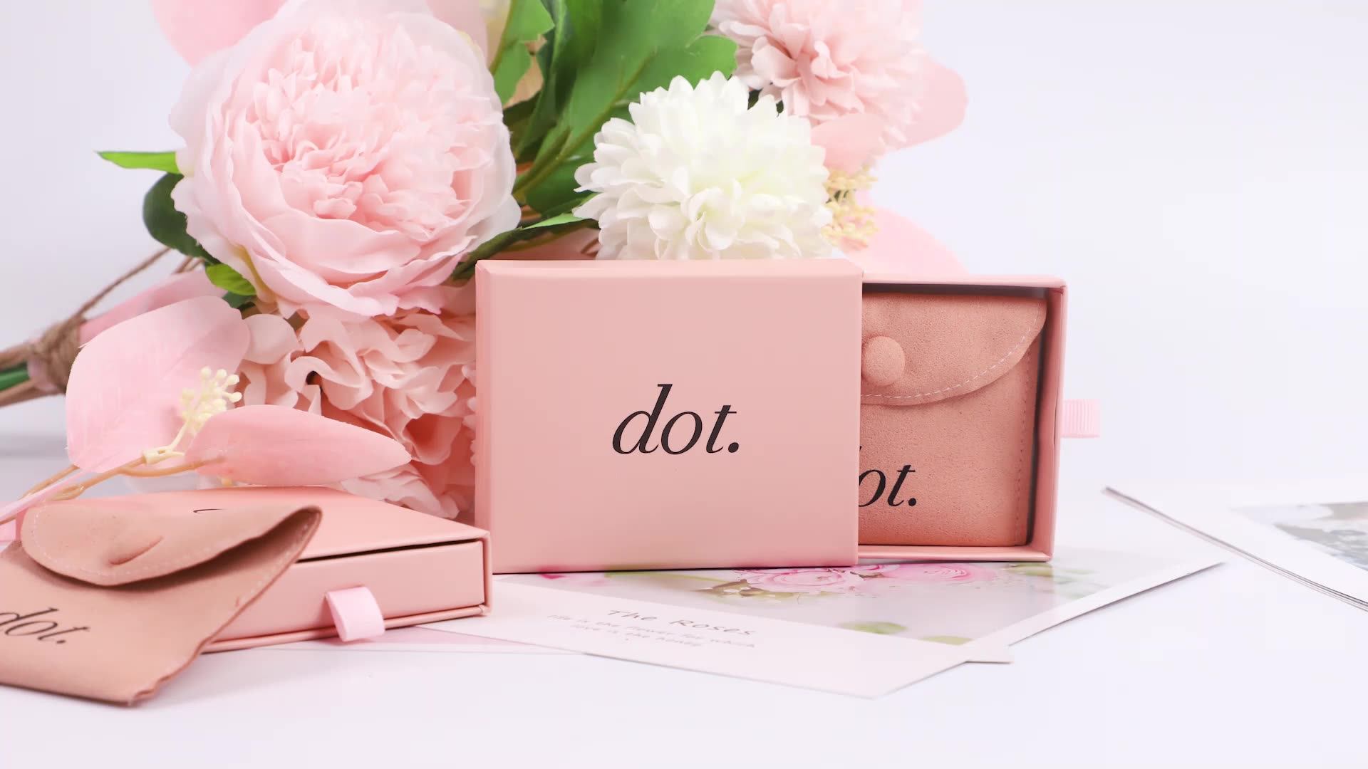 2022 Custom Jewelry Box Personalized Logo Packaging Drawer Cardboard