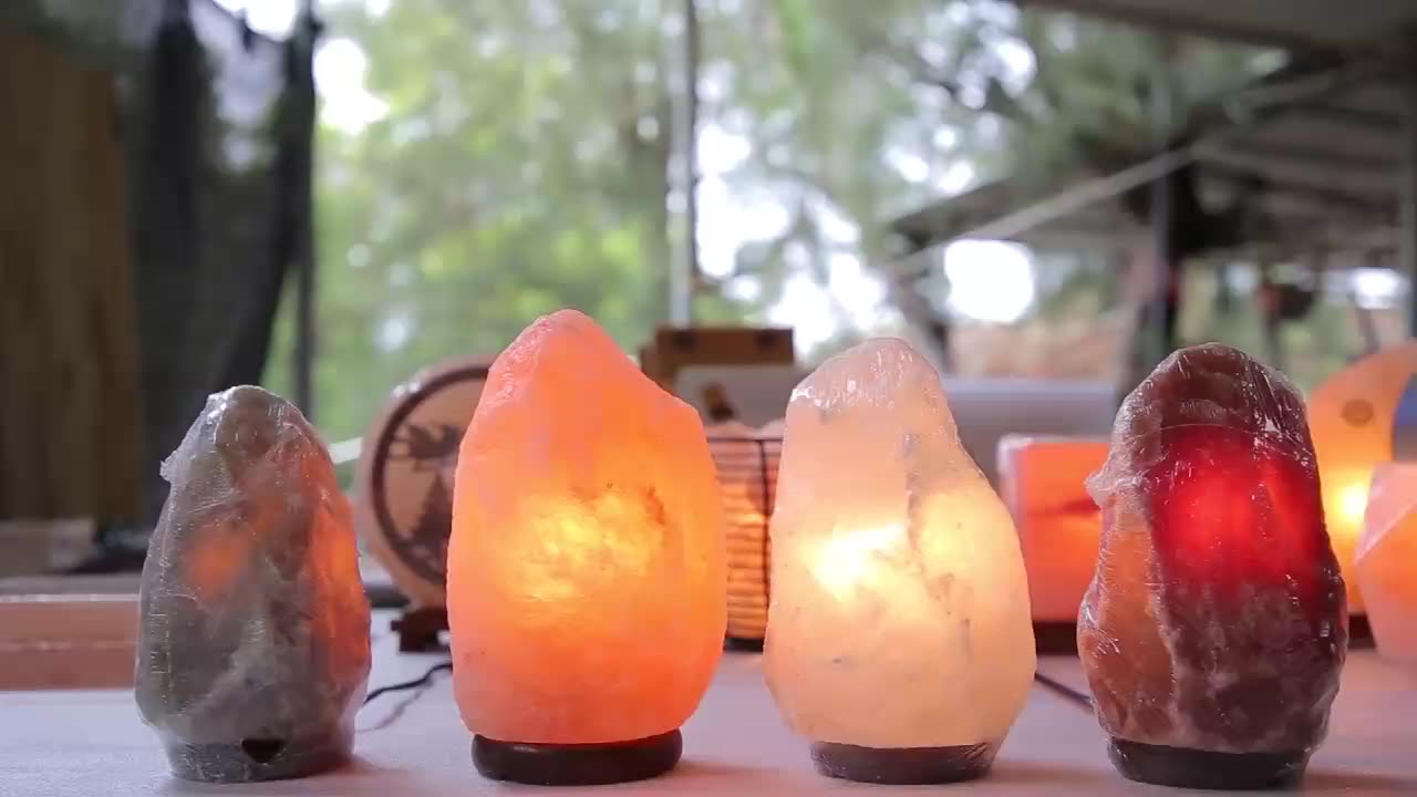 Authentic Pink Himalayan Crystal Rock Salt Lamp Ball Shape 35 Kgs Desk