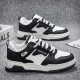 2024 New Spring student lightweight casual platform sneakers men's breathable Hong Kong style non-slip all-match trendy men's shoes